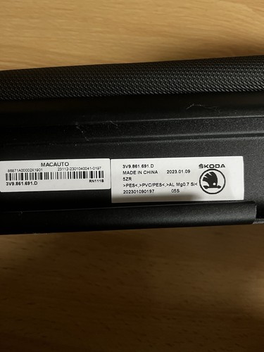 Trennwand skoda superb iii - trennwand,