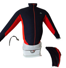 Lacoste Trainingsanzug Herren Größe L Dunkelblau mit roten Akzenten