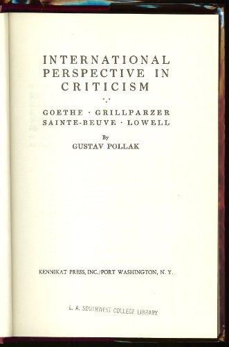 International perspective - international, in