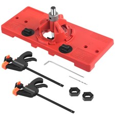 Topfband-Bohrschablone Scharnier-Lochsäge -Führungsset Bohren Hole Locator Jig
