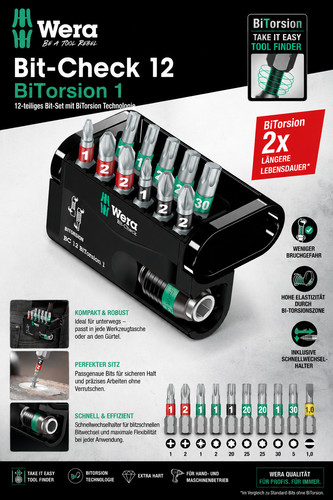 Wera bit check bitorsion - bit-check,