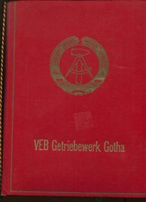 DDR Ordensmappe VEB Getriebewerk Gotha gefüttert für A 4 (38)
