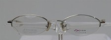 OXYDO X 127 Silber Titan Brille Brillengestell Damen HalbRand Eyeglasses NEU