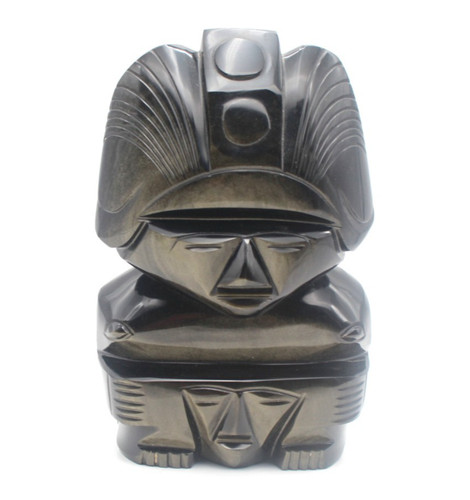 Große maya azteken statue - große,