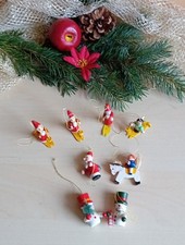 8 Miniatur Erzgebirge Holz