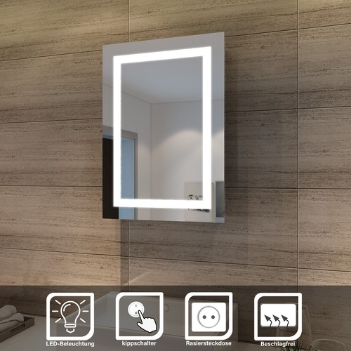 Led spiegelschrank 50x70 - led,