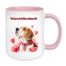 Hunde Tasse Beagle mit