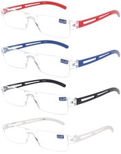 dezente randlose Lesebrille