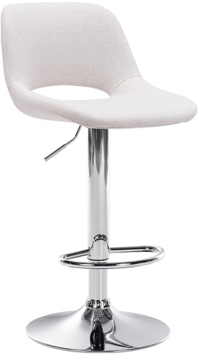 Barhocker camden stoff chrom - barhocker,