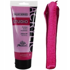 Acrylfarbe Phoenix 332 200ml Tuben Künstlerfarbe Gemäldefarbe Quinacridone Rose