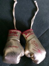 Mini-Boxhandschuhe Axel Schulz Autogramm