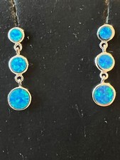 Türkis opal ohrringe silber - türkis,