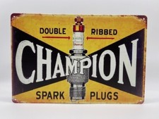 Blechschild Champion 20x30cm