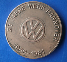 VW Gedenkmünze 25 Jahre VW