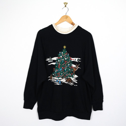 Vintage 80er winterszene ugly - 80er,