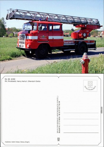 Ansichtskarte feuerwehr dl - ,