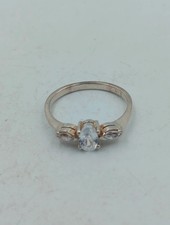925 Silber Ring mit klaren