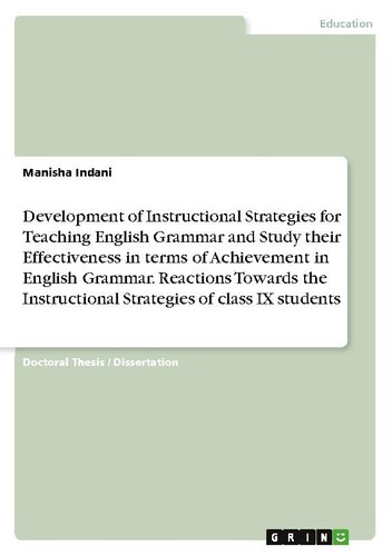 Development instructional - of,