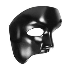 Black Phantom Half Face Mask