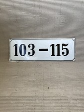 Altes Emailleschild um 1915