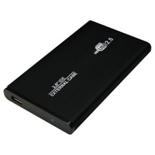 LogiLink UA0040B Festplattengehäuse 2,5'' Zoll IDE HDD USB 2.0 Alu schwarz