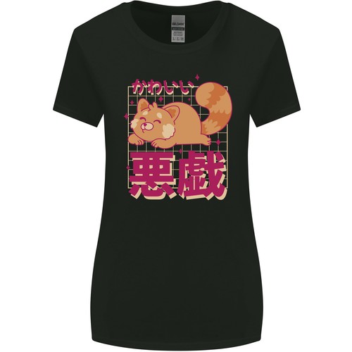 Kawaii rot panda japanisch - rot,