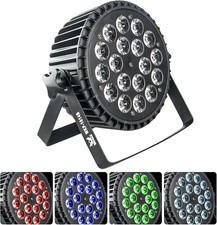 Led Par Scheinwerfer Strahler Bühnenlichter, 18 LED RGBW 4IN1 DMX512 LED