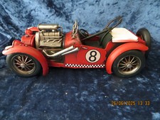 Modellauto Blechauto Nostalgie Oldtimer Rennwagen Sportrennwagen 33 cm
