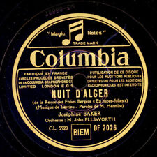 JOSEPHINE BAKER    Nuit d'Alger / Doudou    78rpm Schellackplatte S6565