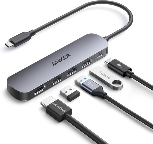 Anker usb hub - hub, (5-in-1)