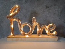 LED Deko Schriftzug Home