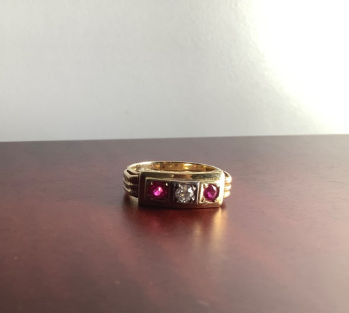 Antiker ring mit - antiker, diamant