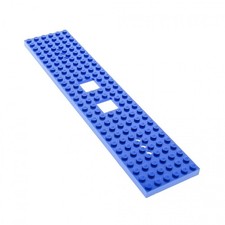 1x Lego Zug Bau Platte 6x28 blau Eisenbahn Truck Chassis 60052 6058179 92339
