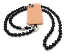 Handykette Perlen Holz