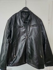 Leder Biker Jacke Herren Gr.L