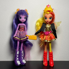 My little pony equestria girls puppe doll twilight sparkle sunset shimmer