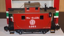 LGB 4065 US Caboose, 2-achs., Metallachsen, Beleuchtung, Stromabnahme,gebr., OVP