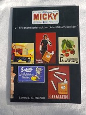 Katalog 21. Auktion Alte Reklameschilder Micky Waue Email Schilder Ergebnisliste