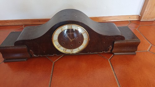 Antike grosse kaminuhr mit - grosse,