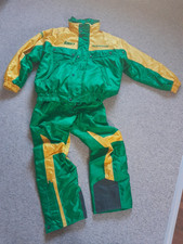 56 3XL XXXL Nordica 80er 90er echter Vintage zweiteiliger Skianzug Skioverall