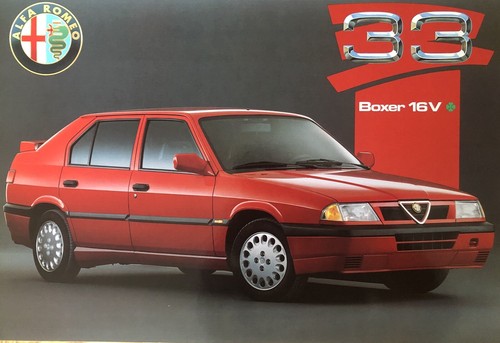 Poster plakat alfa romeo 16 - romeo, 33