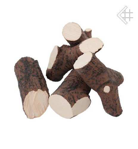Keramik holzscheite deko - holzscheite,