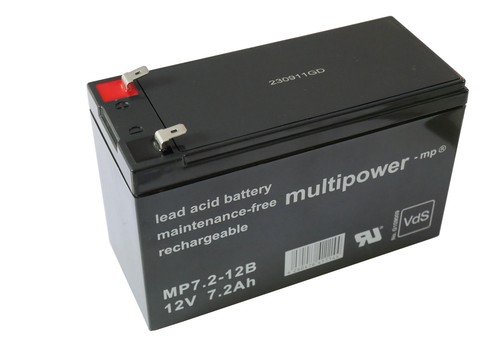 Multipower mp7 12b 12v - 12v, 7,2ah