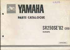 Yamaha SR250SE Parts Catalogue 1982 (3Y8) Gut Zustand RAR