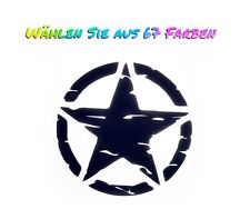 2 x ARMY Stern Aufkleber auto OLDSCHOOL US Star bis 11 Wunsch decal tuning 
