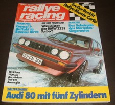 Rallye Racing 2/80 BMW M 535i, 323i turbo, Nothelle Audi 80, Mercedes 450 SLC