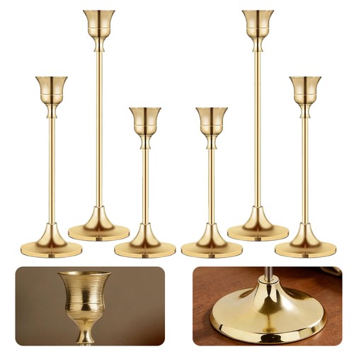 Stück kerzenständer gold - 6,