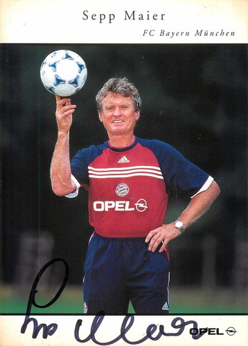 Autogramm sepp maier - sepp,