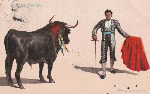 1908 stierkampf in - 1908-,
