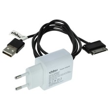 1x Netzteil, 1x USB-A Kabel für Samsung Galaxy Tab 7,7 8.9 GT-N8013 GT-P1000